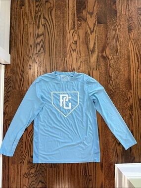 Men’s size small Perfect Game Carolina Blue Performance Long Sleeve